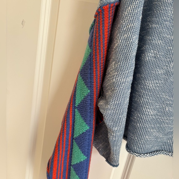 Free People Love Triangle Crop Oversized Sweater Medium - Picture 7 of 12